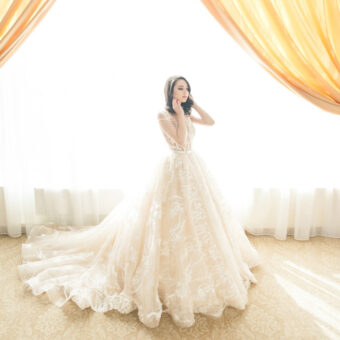 Column or sheath gowns