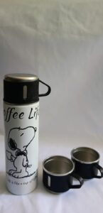ermo de acero inoxidable +3 tazas